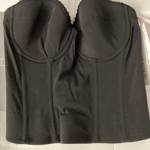 Dominique v-wire strapless bustier 34B